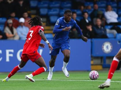 Dujuan ‘Whisper’ Richards in action for Chelsea’s Under-21s.