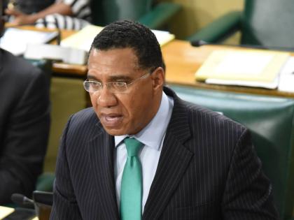 Prime Minister Dr Andrew Holness