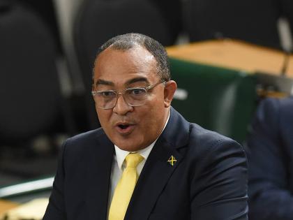 Dr Christopher Tufton, minister of health and wellness.