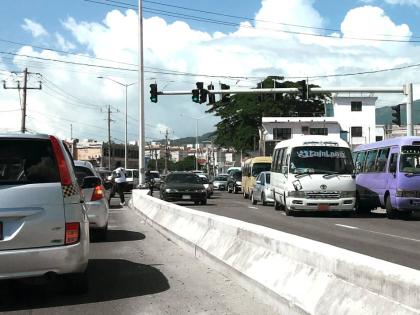 Traffic along Constant Spring Road, St Andrew. Contributed