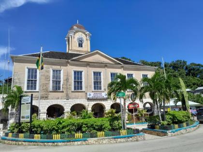 The Hanover Municipal Corporation building in Lucea.