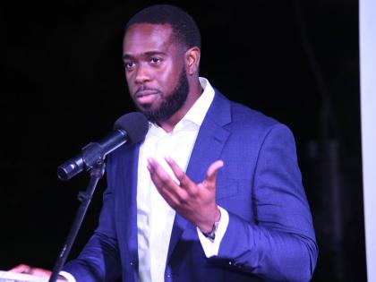 Sayeed Bernard, attorney and journalist, addresses the recent welcome home reception hosted by the British High Commission for 2024 Chevening and Commonwealth scholars. 
