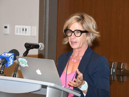 Nancy Pinchas, executive director of the Council of Voluntary Social Services.