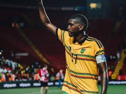 Reggae Boyz player Damion Lowe thanks fans who came to London to watch his side play against Nigeria in the final of the Unity Cup in March.