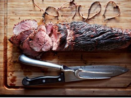 This image released by Voracious shows a recipe for beef tenderloin from Canal House: Cook Something: Recipes to Rely On’ by Christopher Hirscheimer & Melissa Hamilton. 