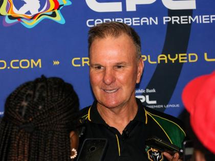 Jamaica Kingsmen coach Grant Bradburn. 