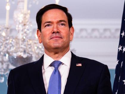 Secretary of State Marco Rubio arrives with Austrian Foreign Minister Beate Meinl-Reisinger, not shown, to the Treaty Room at the State Department, Tuesday, Aug. 11, 2026, in Washington. (AP Photo/Tierney L. Cross)