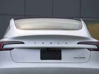 AP 
FILE - A Tesla vehicle is seen at a Tesla facility Wednesday, April 15, 2026, in Portland, Ore. 
