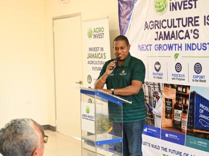 Minister of Agriculture, Fisheries and Mining Floyd Green.
