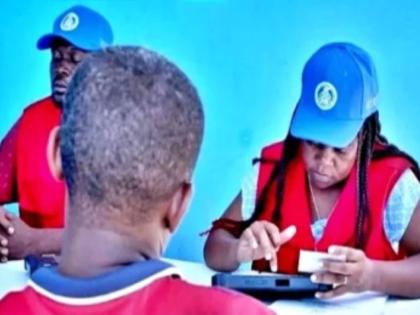 Voter registration taking place in Haiti. - CMC photo