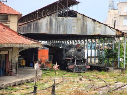 Kingston Railway Terminus, downtown Kingston, standing still in a time warp