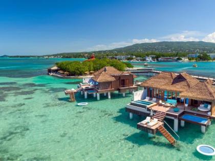 Sandals overwater villas.