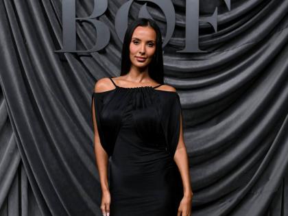 Media personality and actress Maya Jama continues her red-carpet streak, donning an all-black look.