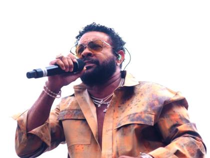 Mr Boombastic Shaggy during his performance at Reggae Land in Milton Keynes.