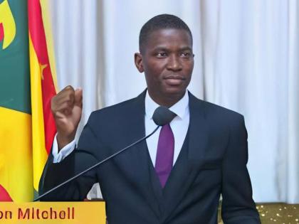 Grenada Prime Minister Dickon Mitchell 