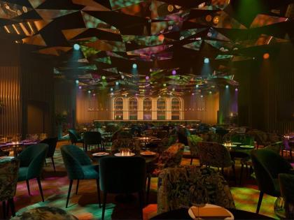 Interior shot of Jamaica’s first casino, the Adamas Grand Casino Jamaica at Princess Resorts in Green Island, Hanover.