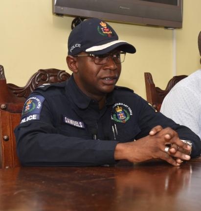 Senior Superintendent Eron Samuels, police commander for St James. 