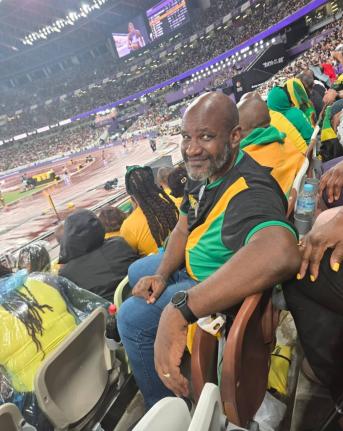 Dr Maurice McNaughton at the Japan National Stadium.