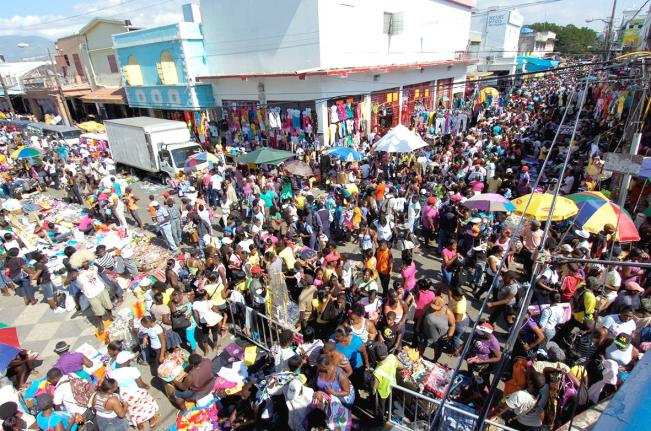 This file photo shows shoppers in downtown Kingston.
