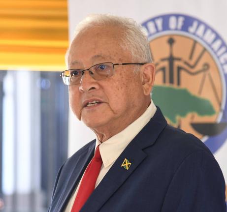 Justice Minister Delroy Chuck.