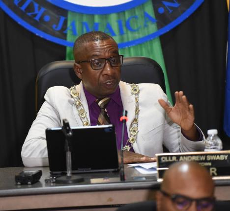 Mayor of Kingston Andrew Swaby.