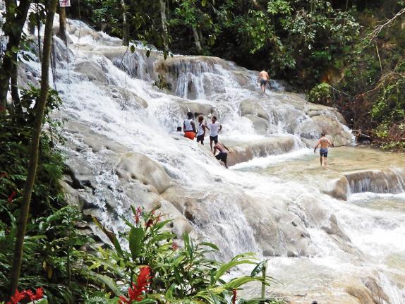 Dunn’s River Falls in St Ann.