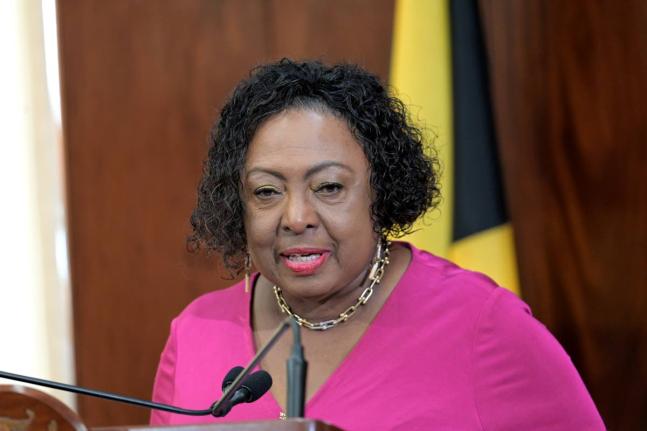 Minister of Culture and Entertainment, Olivia Grange. - File photo.