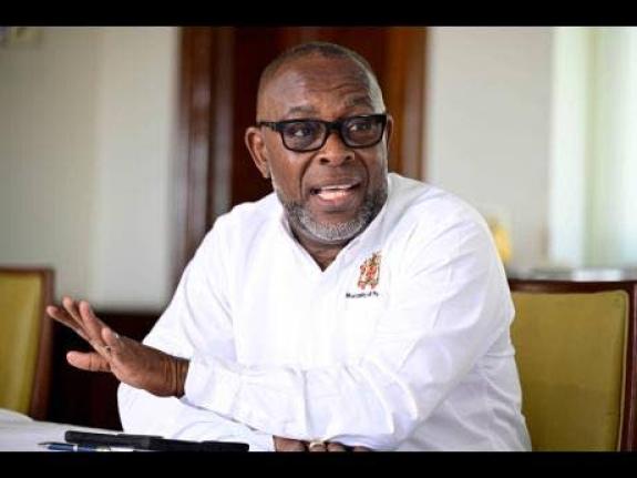 Mayor of Portmore Leon Thomas