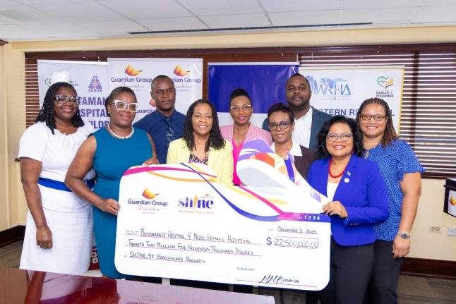 Guardian Life Limited, through its Guardian Group Foundation, handed over a combined $22.5 million in SHINE 5K proceeds to the Bustamante Hospital for Children and the Noel Holmes Hospital, supporting emergency paediatric services and ensuring reliable pow