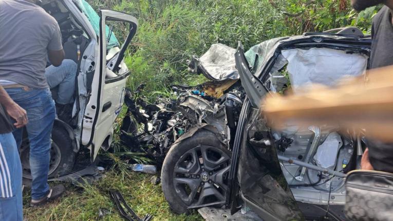 A scene from the crash on December 11, 2025. 