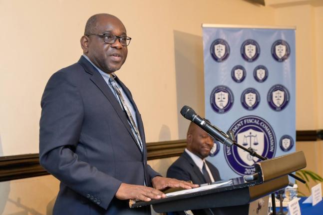 Commissioner of the Independent Fiscal Commission, Courtney Williams.