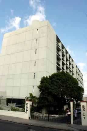 
Ministry of Finance building, National Heroes Circle, Kingston.