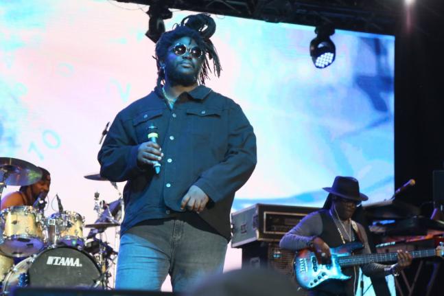 Mortimer performs at The Lost in Time Festival held at Hope Gardens, St Andrew in February 2023.