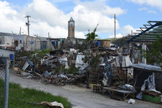 Debris littered the town of Lewisville, in St. Elizabeth, more than a month after the passage of Hurricane Melissa in October 2025.