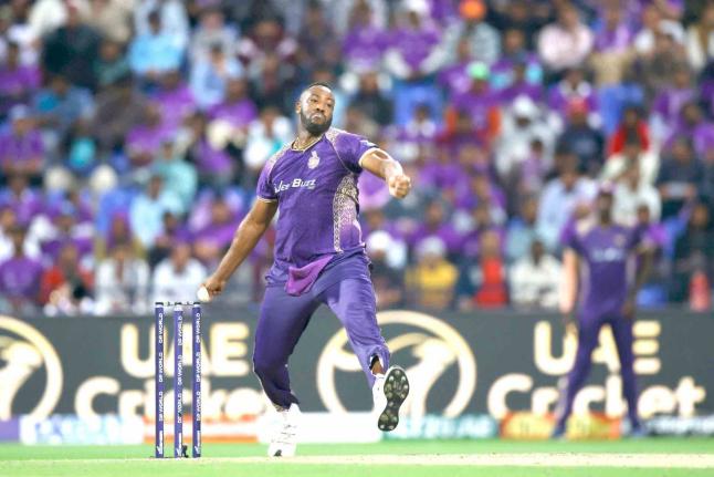 Abu Dhabi Knight Riders’ Andre Russell. 