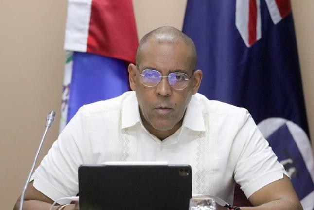 Kerrie Symmonds,  minister of foreign affairs and foreign trade of Barbados