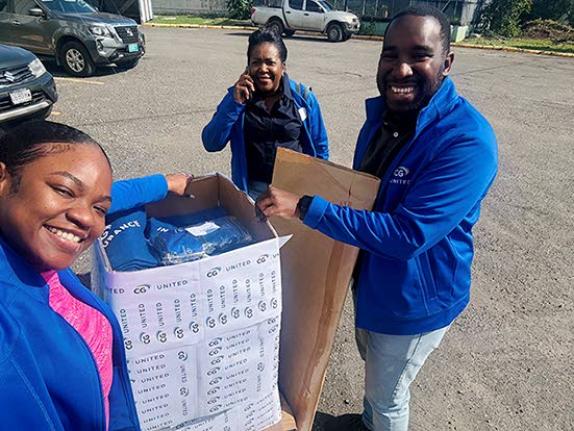 Recognising the extent of damage to homes, CG United provided funds in the amount of US$25,000 to the Food For The Poor programme, to support roof repairs. 