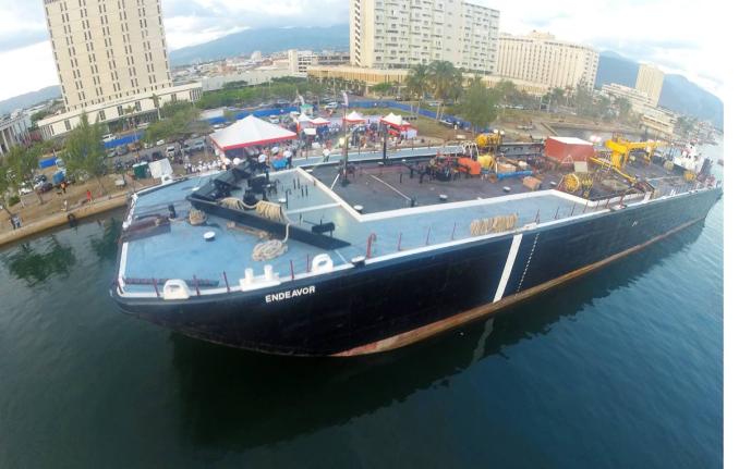 The commissioning and dedication ceremony of the West Indies Petroleum’s ‘Endeavour’ vessel.