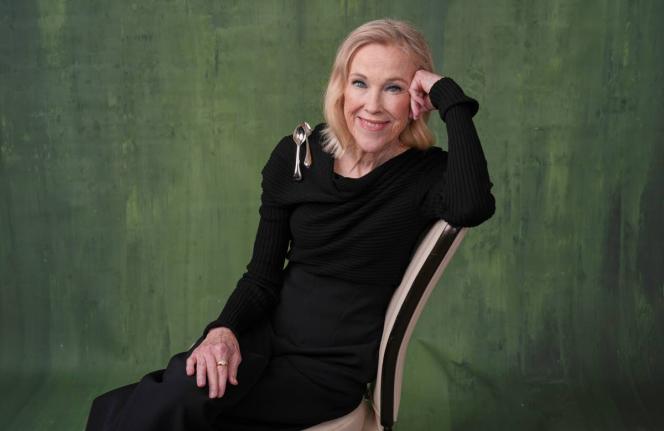 Catherine O'Hara, a cast member in the Apple+ series "The Studio," poses for a portrait on Thursday, March 20, 2025, in Los Angeles. (AP Photo/Chris Pizzello, File)