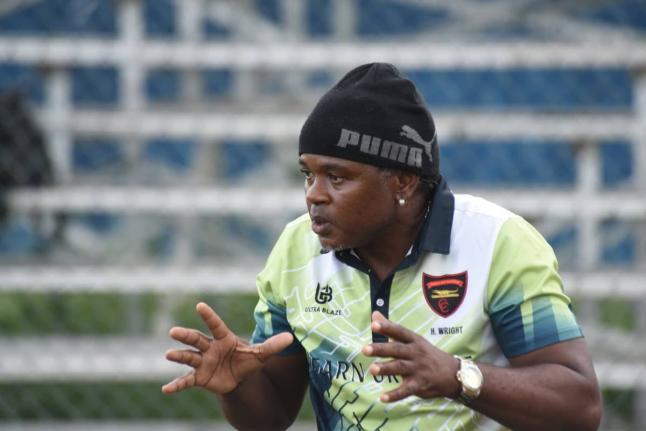 Football coach Hector Wright