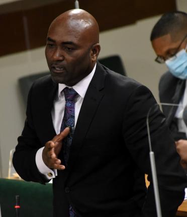 Dr Andrew Wheatley, minister without portfolio in the Office of the Prime Minister with responsibility for science, technology and special projects.