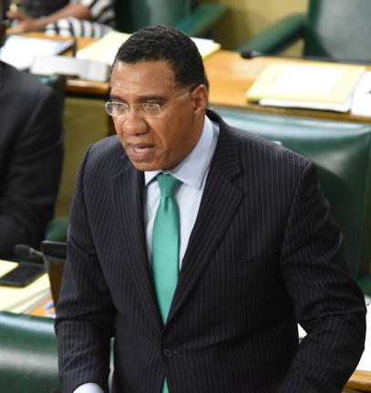 Prime Minister Dr Andrew Holness
