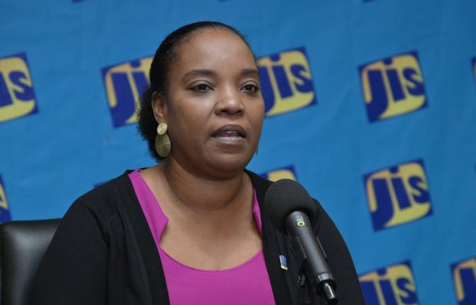 Supervisor for the Contributions, Refunds, Payments and Monitoring Unit, National Housing Trust, Cameo Simmons Thomas, addresses a JIS Think Tank on February 5, 2026. 