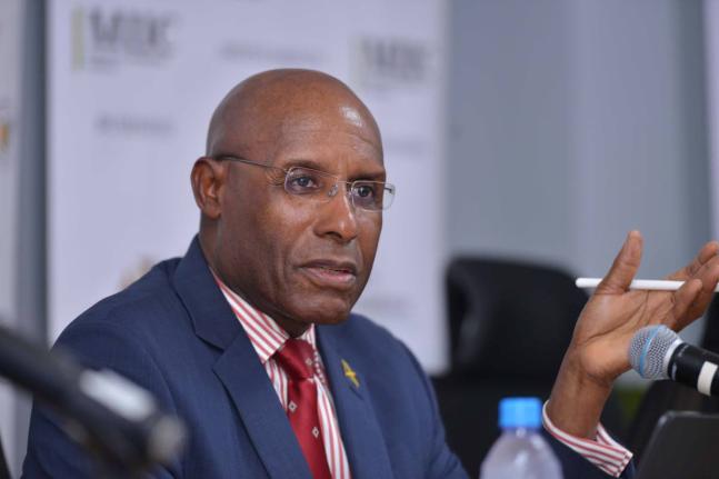 Senator Aubyn Hill, minister of industry, investment and commerce.