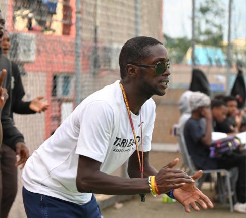 Andrew Brown, basketball coach at Holmwood Technical High.