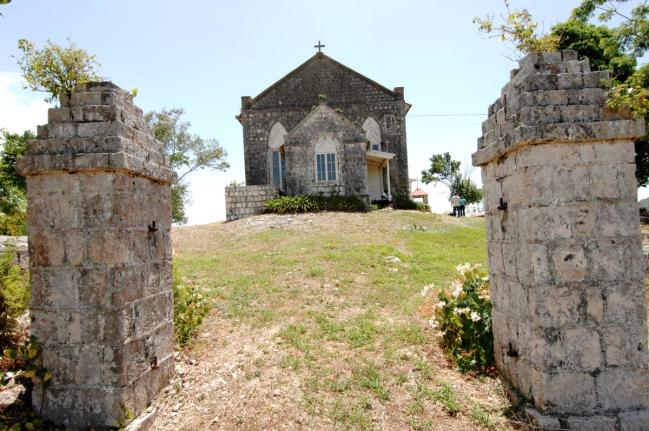 Entrance to the St. John’s Anglican Church on the Highgate property built in 1840.