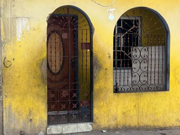 The house where a deadly gun attack occurred in Denham Town, Kingston on February 21. 