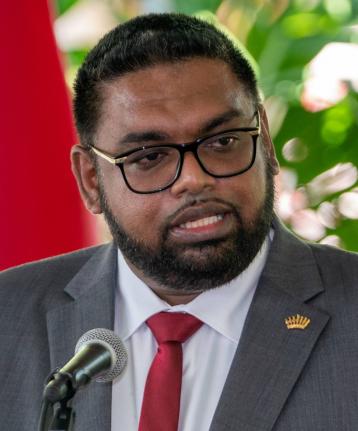 Guyana President Irfaan Ali