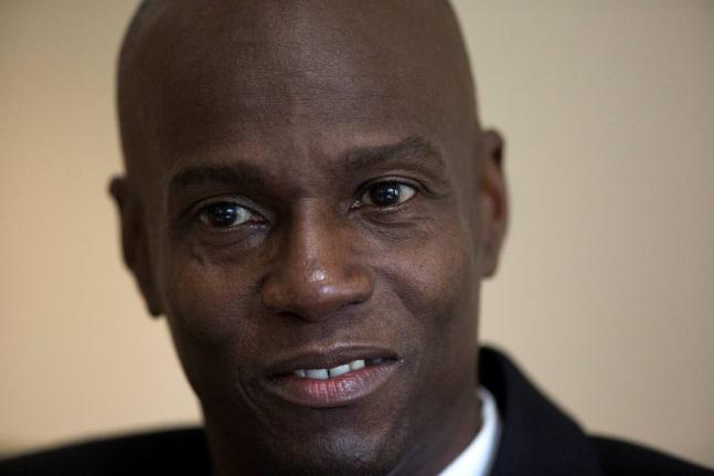 Jovenel Moïse talks to journalists during an interview in his office in Petion-Ville, Haiti, Tuesday, November 29, 2016. (AP Photo/Dieu Nalio Chery, File)
