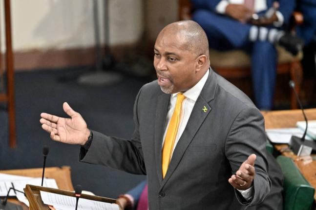 Julian Robinson, opposition spokesman on finance, makes his contribution to the 2026-2027 Budget Debate in the House of Representatives. 